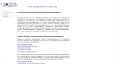 Desktop Screenshot of buergermeistercoach.de